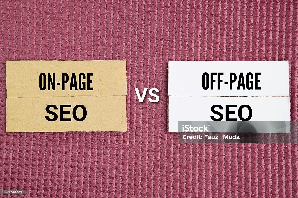 On Page vs Off Page SEO